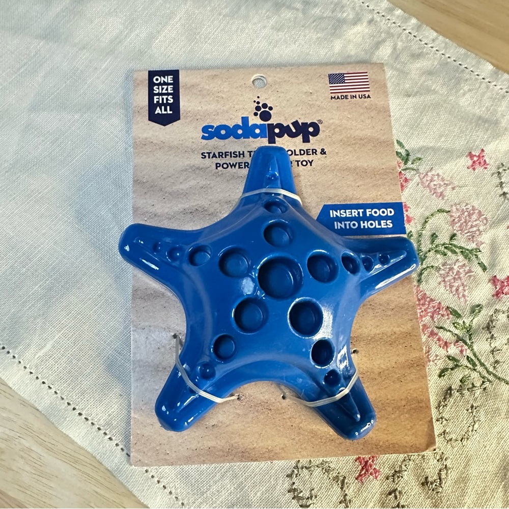 SodaPup Nylon Starfish Chew and Enrichment Dog Toy